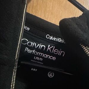 Calvin Klein Black Zip-Up Jacket